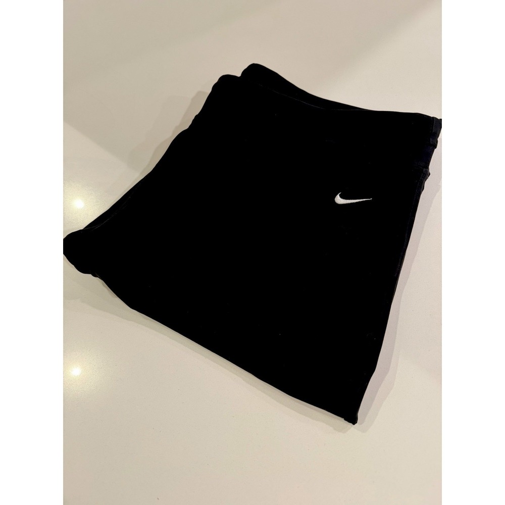 Nike Women's Black Compression Shorts Size Large Athletic Yoga Bike Shorts - Picture 3 of 7